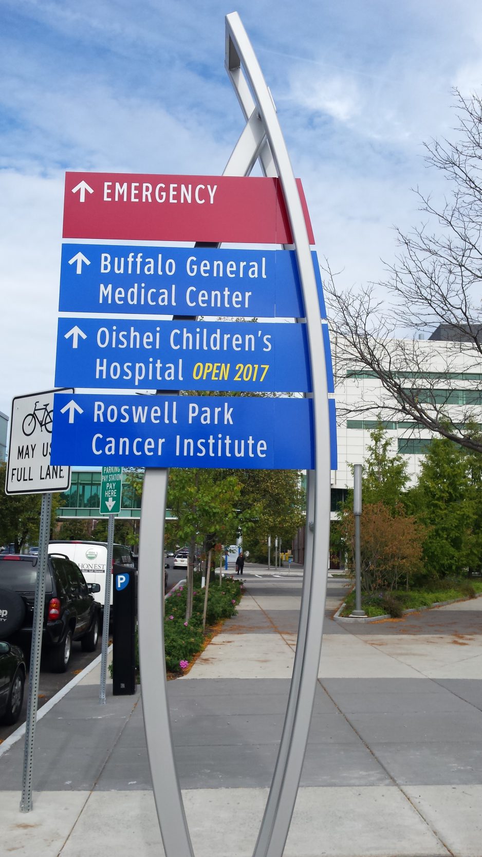 New Signage Adds to Improved Medical Campus Streetscape