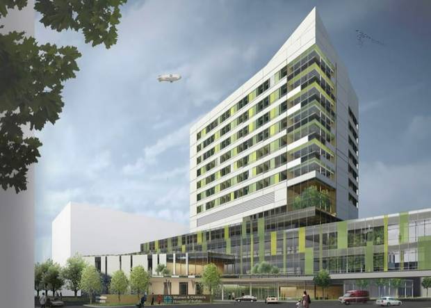 New Women and Children's Hospital Design Concept Submitted to City Planning Board